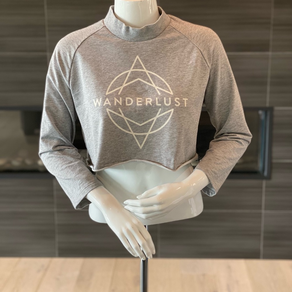 Adidas Wanderlust cropped sweatshirt